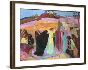 The Raising of Lazarus, 1919-Maurice Denis-Framed Giclee Print