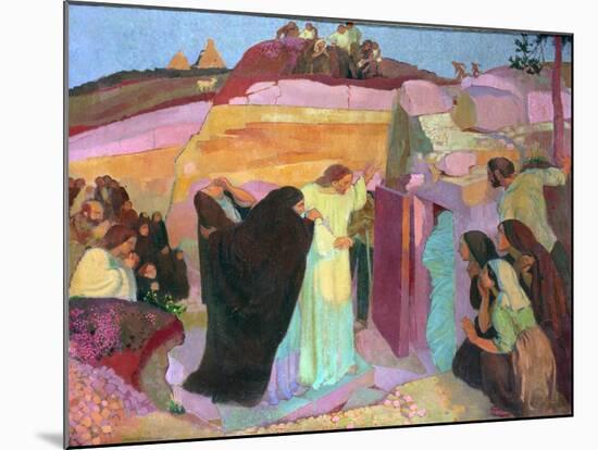 The Raising of Lazarus, 1919-Maurice Denis-Mounted Giclee Print