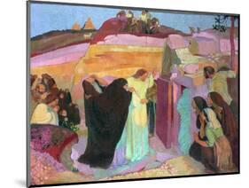 The Raising of Lazarus, 1919-Maurice Denis-Mounted Giclee Print
