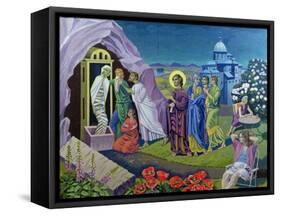 The Raising of Lazarus, 1987-Osmund Caine-Framed Stretched Canvas