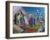 The Raising of Lazarus, 1987-Osmund Caine-Framed Giclee Print