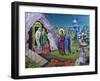 The Raising of Lazarus, 1987-Osmund Caine-Framed Giclee Print