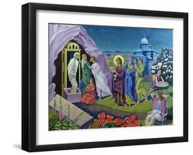 The Raising of Lazarus, 1987-Osmund Caine-Framed Giclee Print