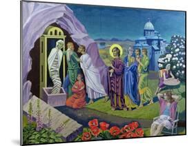 The Raising of Lazarus, 1987-Osmund Caine-Mounted Giclee Print