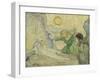 The Raising of Lazarus (After Rembrand), 1890-Vincent van Gogh-Framed Giclee Print