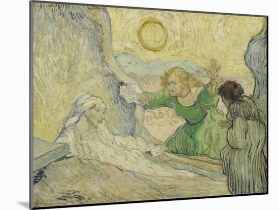 The Raising of Lazarus (After Rembrand), 1890-Vincent van Gogh-Mounted Giclee Print