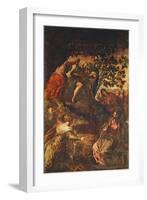 The Raising of Lazarus, C.1575-Jacopo Robusti Tintoretto-Framed Giclee Print