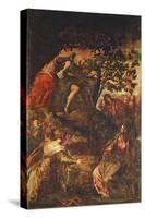 The Raising of Lazarus, C.1575-Jacopo Robusti Tintoretto-Stretched Canvas
