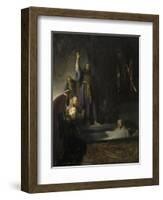 The Raising of Lazarus, c.1630-2-Rembrandt van Rijn-Framed Giclee Print