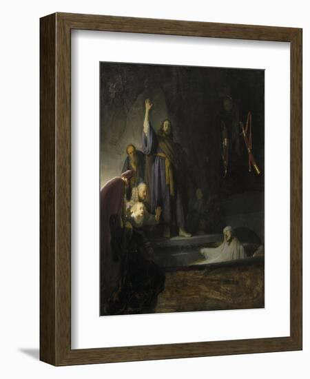 The Raising of Lazarus, c.1630-2-Rembrandt van Rijn-Framed Giclee Print