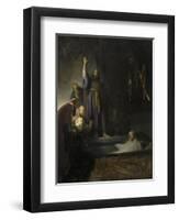 The Raising of Lazarus, c.1630-2-Rembrandt van Rijn-Framed Giclee Print