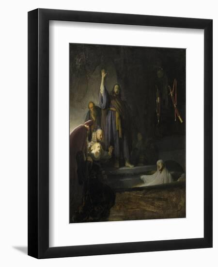 The Raising of Lazarus, c.1630-2-Rembrandt van Rijn-Framed Giclee Print