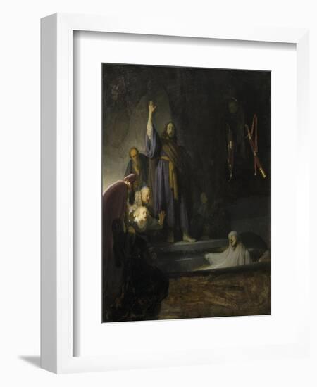 The Raising of Lazarus, c.1630-2-Rembrandt van Rijn-Framed Giclee Print