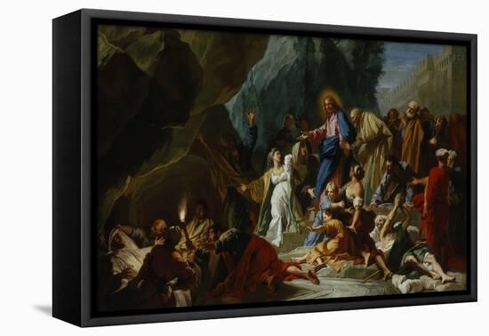The Raising of Lazarus, c.1711-Jean-Baptiste Jouvenet-Framed Stretched Canvas