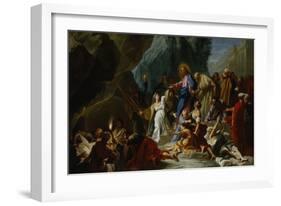 The Raising of Lazarus, c.1711-Jean-Baptiste Jouvenet-Framed Giclee Print