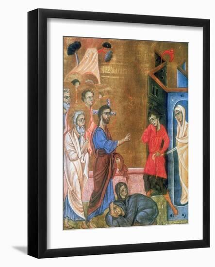 The Raising of Lazarus, C1268-T'oros Roslin-Framed Giclee Print