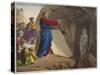 The Raising of Lazarus, Illustration from a Catechism 'L'Histoire Sainte', Paris, Late 19th Century-null-Stretched Canvas