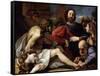 The Raising of Lazarus, Late 16th or 17th Century-Alessandro Tiarini-Framed Stretched Canvas