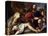 The Raising of Lazarus, Late 16th or 17th Century-Alessandro Tiarini-Stretched Canvas
