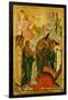 The Raising of Lazarus, Russian Icon, Novgorod School, 15th Century-null-Framed Giclee Print