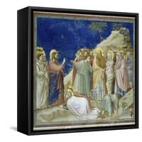 The Raising of Lazarus-Giotto di Bondone-Framed Stretched Canvas