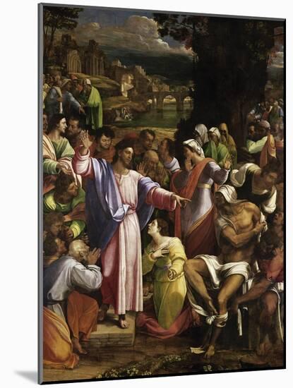 The Raising of Lazarus-Sebastiano del Piombo-Mounted Giclee Print