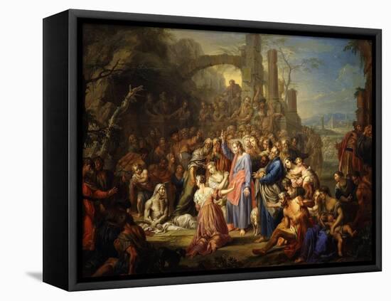 The Raising of Lazarus-Frans Christoph Janneck-Framed Stretched Canvas