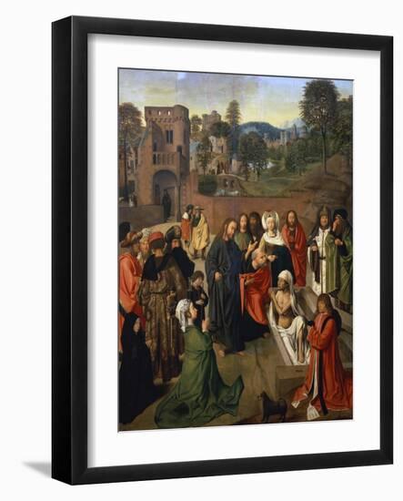 The Raising of Lazarus-Geertgen tot Sint Jans-Framed Giclee Print