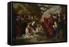 The Raising of Lazarus-Simon de Vos-Framed Stretched Canvas