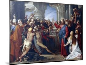 The Raising of Lazarus-Giuseppe Cesari-Mounted Giclee Print