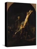 The Raising of the Cross, about 1633-Rembrandt van Rijn-Stretched Canvas