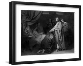 The Raising of the Daughter of Jairus-Willem Hendrik Schmidt-Framed Art Print