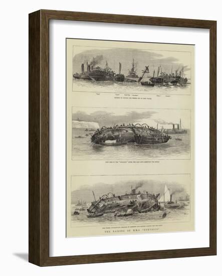 The Raising of the HMS Eurydice-William Edward Atkins-Framed Giclee Print