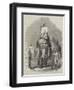 The Raja of Putteella, on His State Elephant-null-Framed Giclee Print