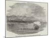 The Rajmahal Hills (Country of the Santhals), Sketched from the Ganges-null-Mounted Giclee Print