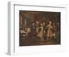 'The Rake's Progress - The Levee', 1720-1735, (1920)-William Hogarth-Framed Giclee Print