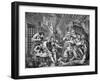 The Rake's Progress-William Hogarth-Framed Giclee Print