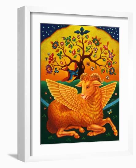 The Ram with the Golden Fleece, 2011-Frances Broomfield-Framed Giclee Print