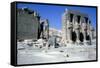 The Ramesseum, Temple of Rameses Ii, Luxor, Egypt-CM Dixon-Framed Stretched Canvas