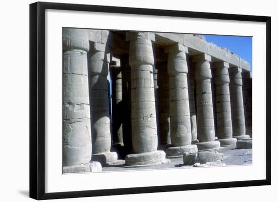 The Ramesseum, Temple of Rameses Ii, Luxor, Egypt-CM Dixon-Framed Photographic Print