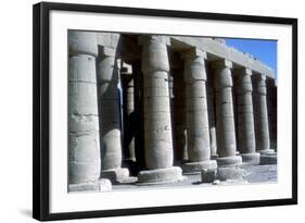 The Ramesseum, Temple of Rameses Ii, Luxor, Egypt-CM Dixon-Framed Photographic Print