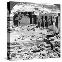 The Ramesseum, the Temple of Ramses Ii, at Thebes, Egypt, 1905-Underwood & Underwood-Stretched Canvas