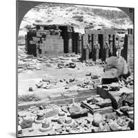 The Ramesseum, the Temple of Ramses Ii, at Thebes, Egypt, 1905-Underwood & Underwood-Mounted Photographic Print