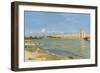 The Ramparts at Aigues-Mortes, 1867-Jean Frederic Bazille-Framed Giclee Print