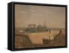 The Ramparts of Arras, 1852 (Oil on Canvas)-Jean Baptiste Camille Corot-Framed Stretched Canvas