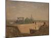 The Ramparts of Arras, 1852 (Oil on Canvas)-Jean Baptiste Camille Corot-Mounted Giclee Print