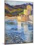 The Ramparts of Collioure, C.1915-Henri Martin-Mounted Giclee Print