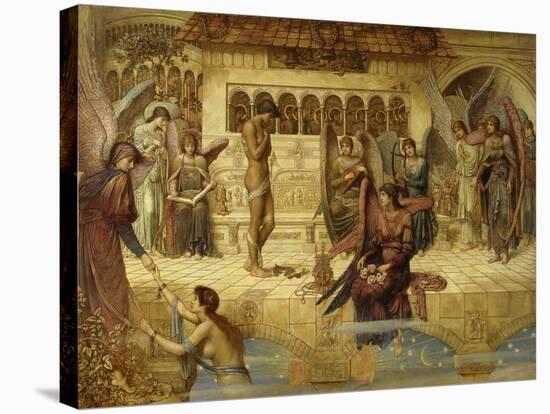 The Ramparts of God's House-John Melhuish Strudwick-Stretched Canvas