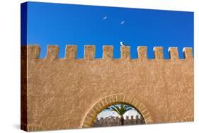 The Ramparts of the Old City, Essaouira, Morocco-Nico Tondini-Stretched Canvas