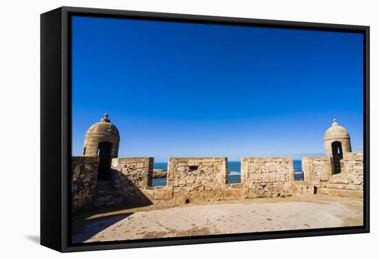 The Ramparts of the Old City, Essaouira, Morocco-Nico Tondini-Framed Stretched Canvas